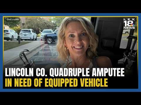 After learning to drive again, Lincoln County quadruple amputee in need of donations for vehicle
