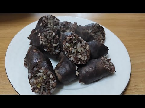 Сундэ – корейская кровяная колбаса