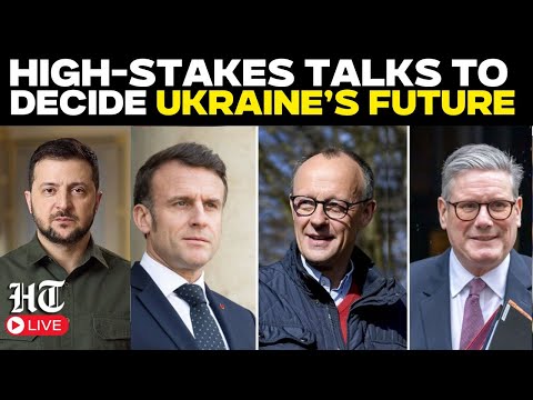 LIVE | European Leaders Hold Key Talks with Zelensky in London | Starmer | Macron | Merz | Russia