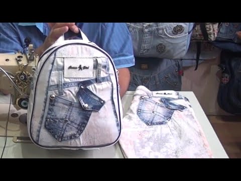 Как сделать рюкзак из джинсов своими руками полный мастер класс. Джинсовая Фантазия