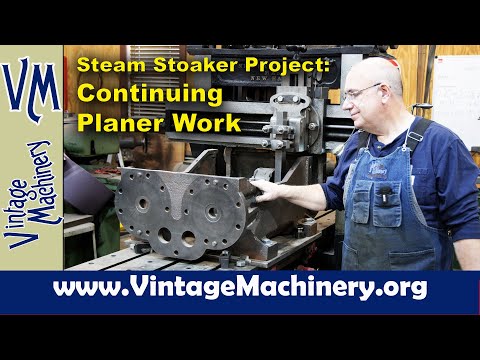 Steam Stoker Engine Project: Continuing the Plaining of the Cross Head Ways