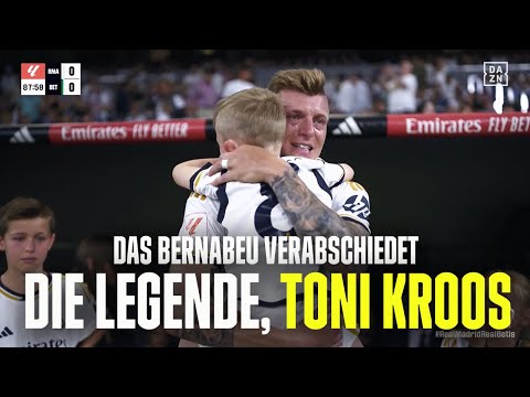 Gänsehaut! Das Bernabeu verabschiedet die Legende Toni Kroos 👋🏼