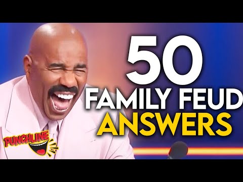 50 FAMILY FEUD Answers! With Steve Harvey!