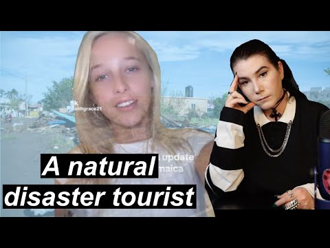 Influencer flies into a hurricane for views