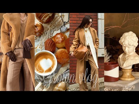 【vlog】冬のお洒落を楽しむ日常🍂 ZARAの購入品・お気に入りアイテムの紹介 | 東京・アンティークなカフェ | 手作りスコーン| 素敵な友人のお家へ💐