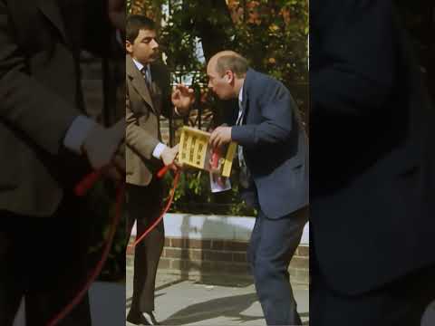 Worst Handshake Ever! #classicmrbean #britishcomedy #classicbean #shorts