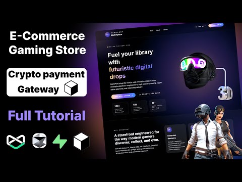 Build & Deploy a Full-Stack Gaming E-Commerce Website with Crypto Payments (Step by Step)
