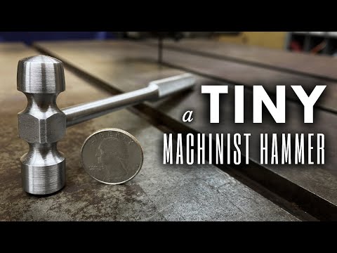 Making a Machinist Hammer (but TINY) || INHERITANCE MACHINING