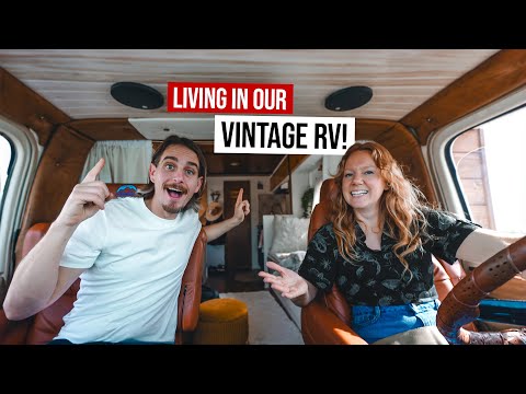 We’re Back to FULL-TIME RV Life?! - First Night in Our Vintage RV! (Texas to New Mexico)