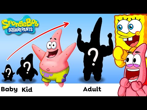 Reacting To All SPONGEBOB CHARACTERS Growing Up Evolution!