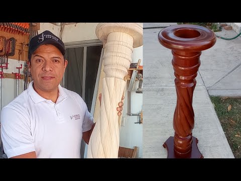 Torno Salomónico en Madera Proceso de fabricación #elmueblemoderno