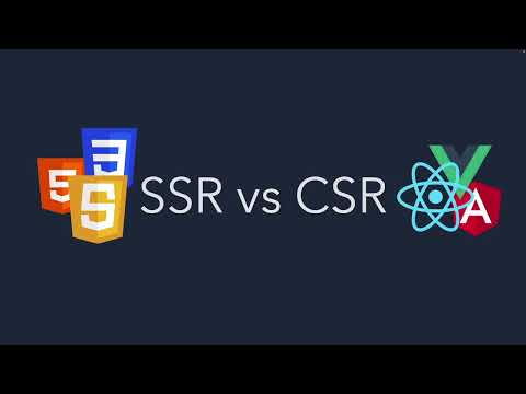 ما الفرق بين ال SSR و ال CSR و ما هو ال SPA؟ Server Side Rendering vs Client Side Rendering