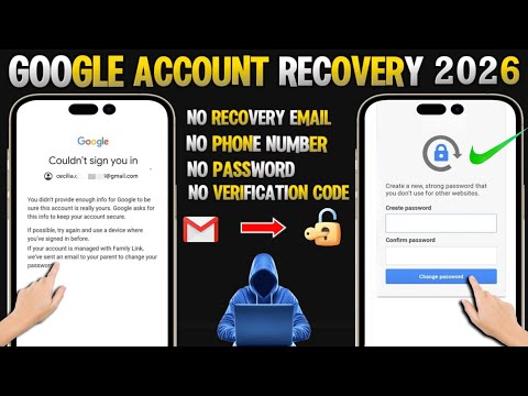 How To Recover Gmail Account 2026 || Google Account Recovery without Phone Number And Recovery Email
