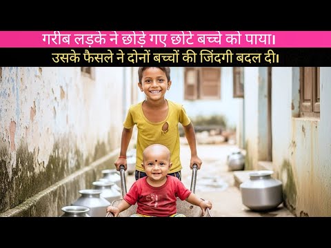 गरीब लड़के को सड़क पर एक छोड़ा हुआ बच्चा मिला, और उसी फ़ैसले ने दोनों की ज़िंदगी बदल दी।