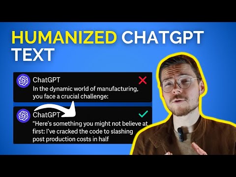 How to make ChatGPT Write like a Human in 5 STEPS