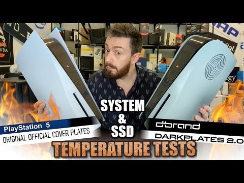 DBrand Darkplates for PS5 - Temperature Tests of the Internal System & SSD Expansion
