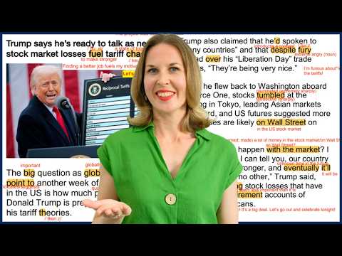 Trump's Tariffs 🇺🇸 Learn English with the News