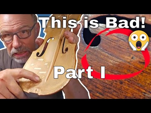 For 20 years he played his violin not knowing how much better it could be - Re-repaired crack and...
