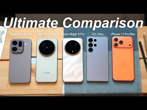 Ultimate Camera Test! Vivo X300 Pro vs Honor Magic 8 Pro vs Oppo Find X9 Pro vs iPhone vs Samsung