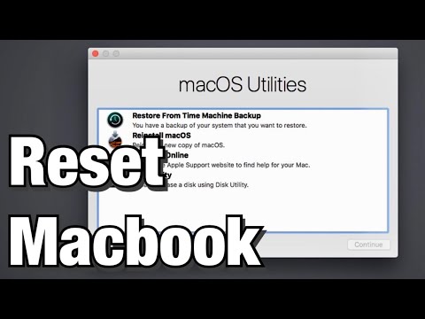 How to Reset a Macbook Air to Factory Settings