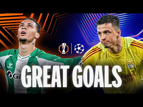 INCREDIBLE Champions League and Europa League Goals! | MD8 Edition