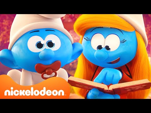 90 MINUTES of the Smurfs Teaching and Learning in Smurf School! | @Nicktoons