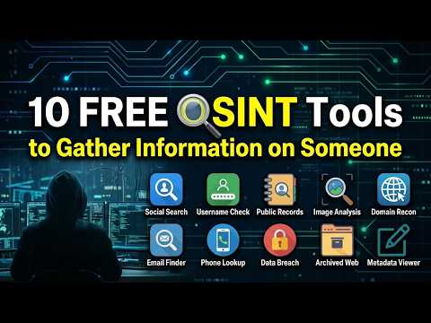 10 FREE OSINT Tools to Unmask Anyone (Digital Secrets)