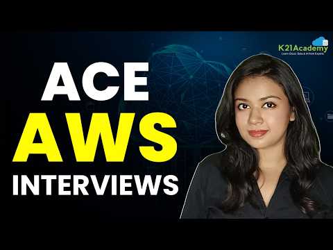 Top 25 AWS Interview Questions | AWS Interview Questions And Answers 2025 | K21Academy