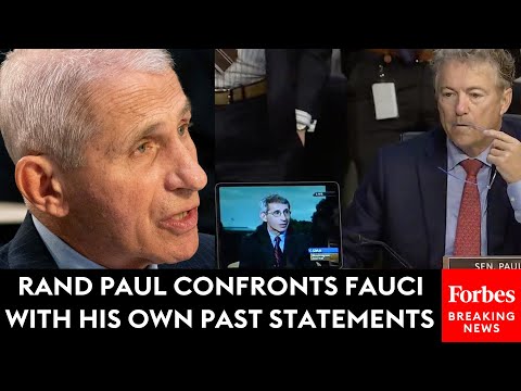 Rand Paul Confronts Fauci With Video Of His Own Past Statements On Natural Immunity