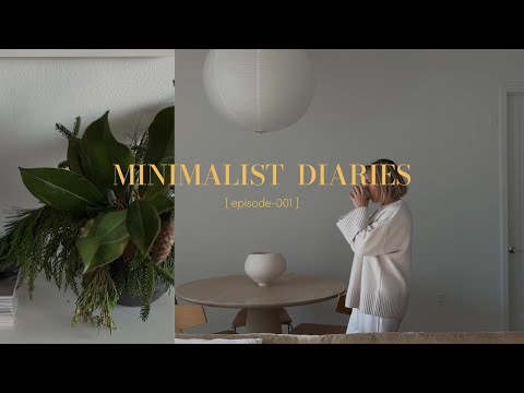Minimalist Diaries | EP 001 | Our Christmas 2024 Home Decor