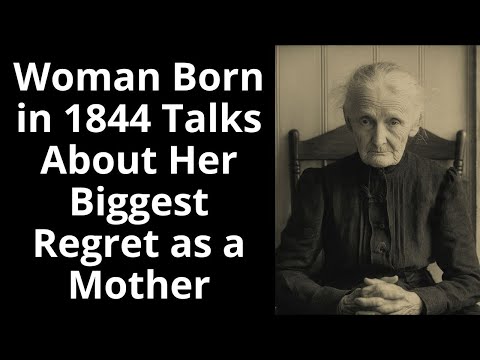 Woman Born in 1844 Talks About Her Biggest Regret as a Mother - Enhanced Audio