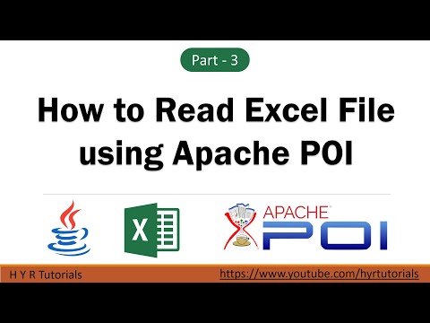 How to Read Excel File using Apache POI | Selenium WebDriver |