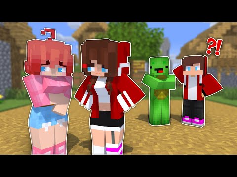 MAIZEN : JJ's Sister Finally Met SAYORI ?!! - Minecraft Animation JJ & Mikey
