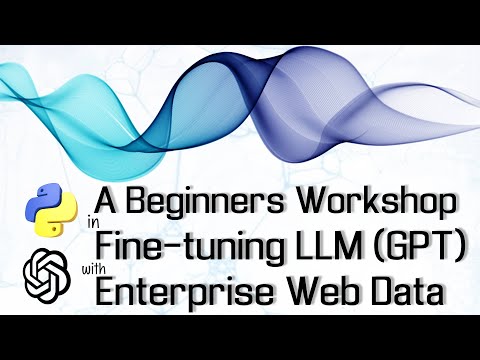 Beginners workshop to fine-tune OpenAI LLM model with enterprise web data in Python