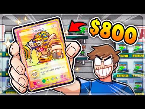 I Pulled A $800 RARE EX Foil Card in TCG Store Simulator