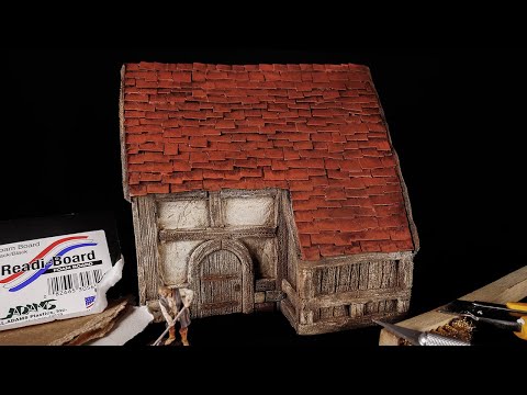 Dollar Store Foam House....NO HOTWIRE!