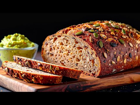 Healthy bread in 5 minutes – NO FLOUR, NO GLUTEN, just pure enjoyment! It's so easy and delicious!
