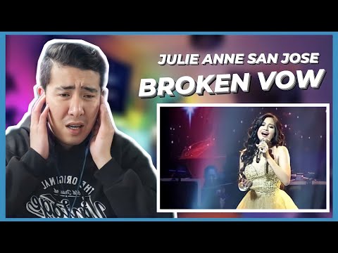 [REACTION] JULIE ANNE SAN JOSE - BROKEN VOW - Julie Sings the Divas