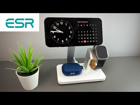 ESR 25W 3-in-1 Charging Stand for iPhone, Apple Watch & AirPods