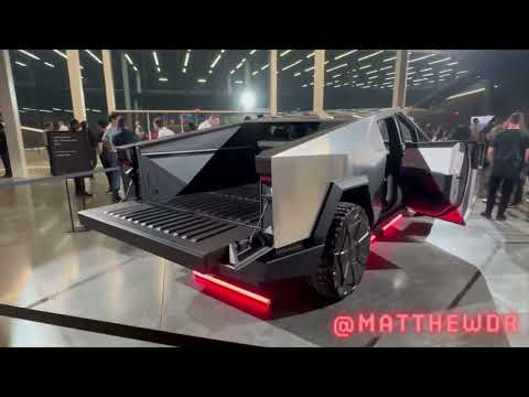 Tesla CyberTruck walk around tour