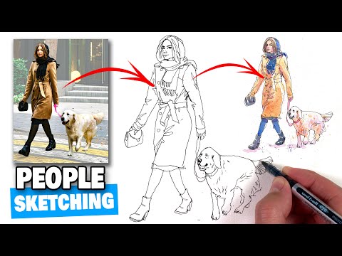 Improve your PEOPLE SKETCHING with these simple steps!