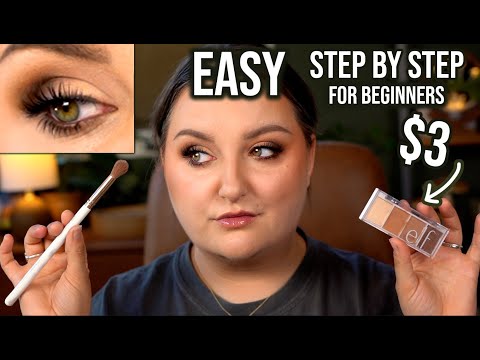 A TRUE BEGINNERS GUIDE TO EYESHADOW | EXTREMELY EASY & IN DEPTH TUTORIAL + LASH APPLICATION