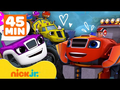 Вспыш и чудо-машинки | Вспыш спасает друзей! | 45-минутная подборка | Nick Jr. Cyrillic