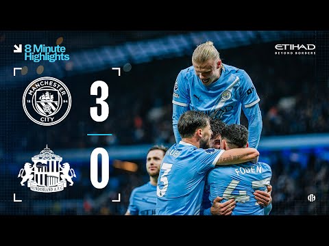 EXTENDED HIGHLIGHTS | Man City 3-0 Sunderland | Cherki with an outrageous assist!