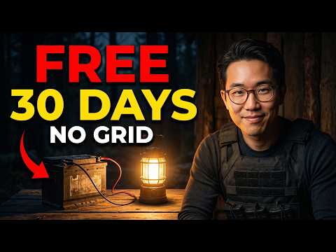 This FREE Battery Trick Keeps Your Lights On 30 Days After the Grid Dies.
