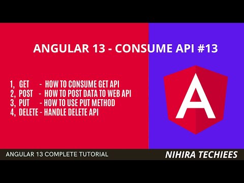Consume Web API method in Angular 13 | handling GET + POST + PUT + Delete | Angular 13 tutorial #14