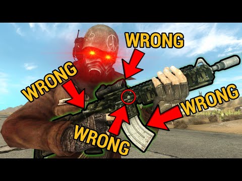 Everything WRONG With The Guns In Fallout New Vegas - (All Long Guns)