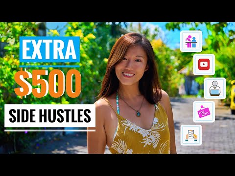 How to make extra $500/mth:  5 Side Hustle ideas I tried & how they worked in reality.