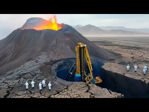 Africa Is Drilling Deep Inside the Desert Volcano to Get What Should Be Underground Forever