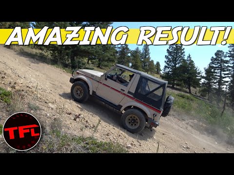 This Tiny 1987 Suzuki Samurai EMBARRASSES Most Modern SUV's Up Tombstone Hill!